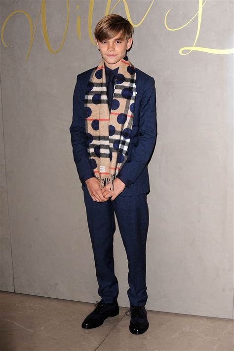 Romeo Beckham’s Festive Burberry Ad Premiere 